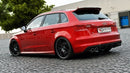 Maxton Design Heck Ansatz Flaps Diffusor für Audi S3 / A3 S-Line 8V Hachback / Sportback schwarz matt - Beast Performance Fahrzeugtechnik OHG
