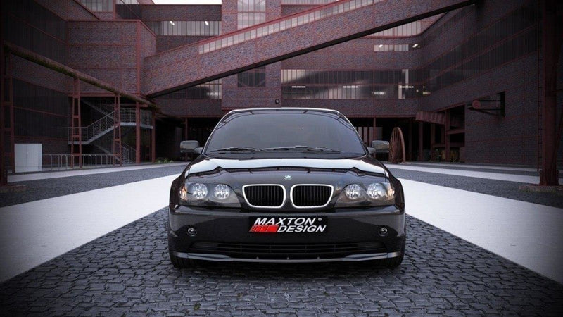 Maxton Design Front Ansatz für BMW 3er E46 LIMOUSINE Facelift Carbon Look - Beast Performance Fahrzeugtechnik OHG