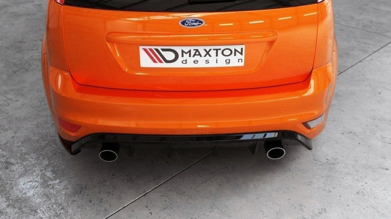 Maxton Design Heck Ansatz Flaps Diffusor für v.2 FORD FOCUS II ST Facelift Carbon Look - Beast Performance Fahrzeugtechnik OHG