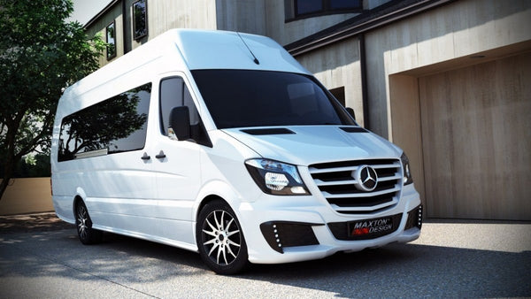 Maxton Design Front Stoßstange MERCEDES SPRINTER 2013-UP MIT LED - Beast Performance Fahrzeugtechnik OHG