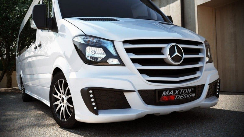 Maxton Design Front Stoßstange MERCEDES SPRINTER 2013-UP OHNE LED - Beast Performance Fahrzeugtechnik OHG