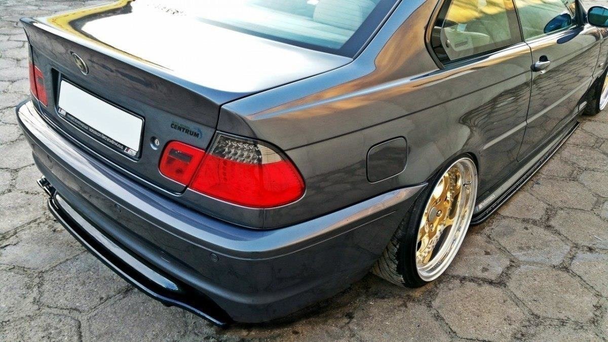 Maxton Design Mittlerer Diffusor Heck Ansatz für BMW 3er E46 M Paket C ...