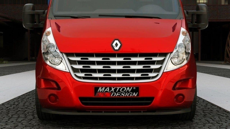 Maxton Design Front Ansatz für RENAULT MASTER MK3 schwarz Hochglanz - Beast Performance Fahrzeugtechnik OHG
