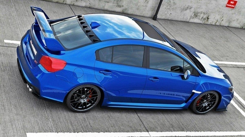 Maxton Design Seitenschweller Ansatz für SUBARU WRX STI Carbon Look - Beast Performance Fahrzeugtechnik OHG