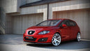 Maxton Design Front Ansatz für SEAT LEON MK2 Facelift Carbon Look - Beast Performance Fahrzeugtechnik OHG