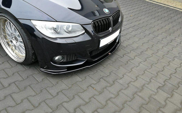 Maxton Design Front Ansatz V.1 für BMW 3er E92 M Paket FACELIFT schwarz matt - Beast Performance Fahrzeugtechnik OHG