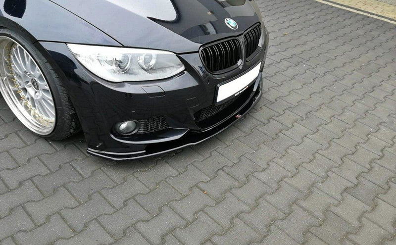 Maxton Design Front Ansatz V.1 für BMW 3er E92 M Paket FACELIFT Carbon Look - Beast Performance Fahrzeugtechnik OHG