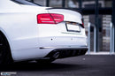 Maxton Design Heck Ansatz Flaps Diffusor für Audi A8 D4 schwarz Hochglanz - Beast Performance Fahrzeugtechnik OHG