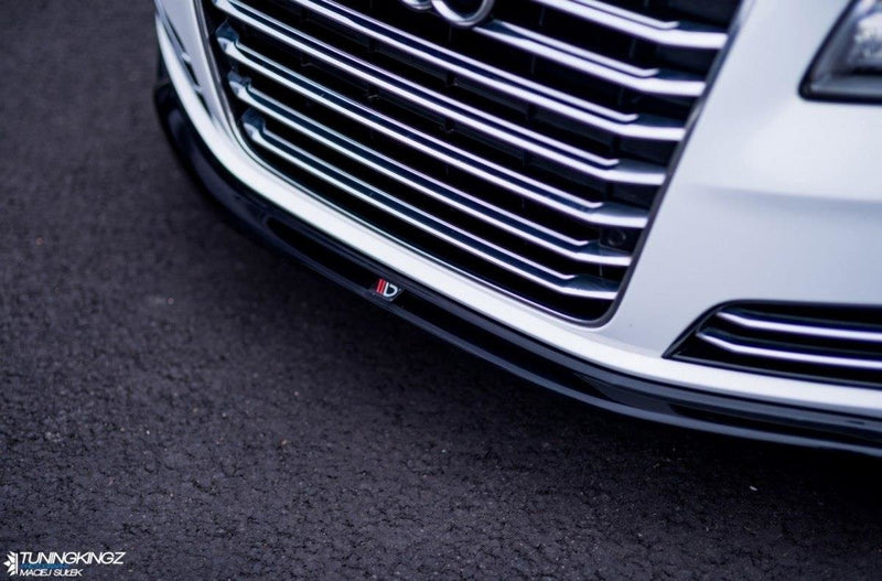 Maxton Design Front Ansatz V.1 für Audi A8 D4 schwarz Hochglanz - Beast Performance Fahrzeugtechnik OHG