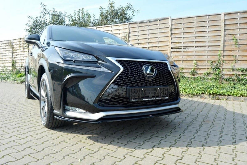 Maxton Design Nebelleuchten Abdeckung für Lexus NX Mk1 schwarz Hochglanz - Beast Performance Fahrzeugtechnik OHG