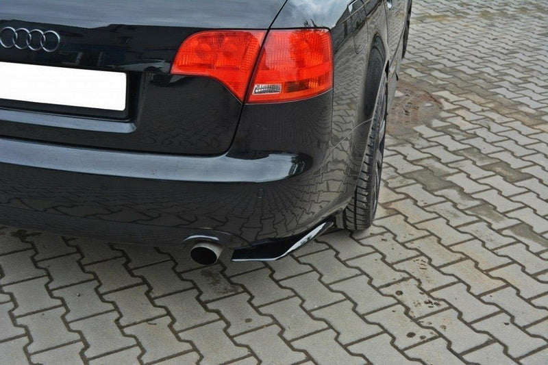 Maxton Design Heck Ansatz Flaps Diffusor für AUDI A4 B7 Carbon Look - Beast Performance Fahrzeugtechnik OHG