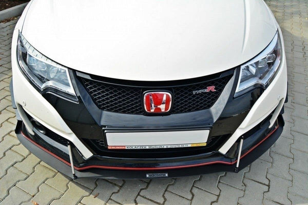 Maxton Design Racing Front Ansatz für v.2 HONDA CIVIC IX TYPE R - Beast Performance Fahrzeugtechnik OHG