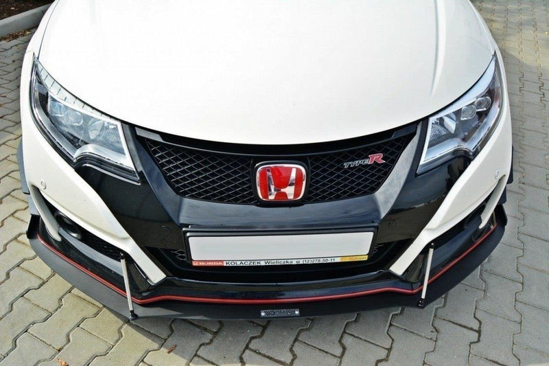 Maxton Design Racing Front Ansatz für v.2 HONDA CIVIC IX TYPE R - Beast Performance Fahrzeugtechnik OHG