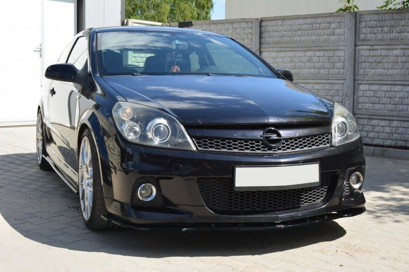 Maxton Design Front Ansatz für OPEL ASTRA H (für OPC / VXR) schwarz Hochglanz - Beast Performance Fahrzeugtechnik OHG