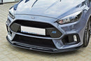 Maxton Design Front Ansatz V.3 für Ford Focus RS Mk3 Carbon Look - Beast Performance Fahrzeugtechnik OHG