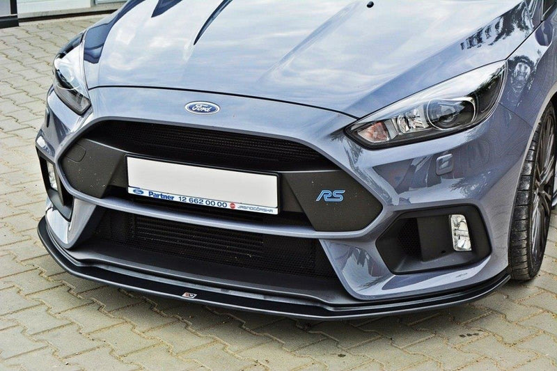 Maxton Design Front Ansatz V.3 für Ford Focus RS Mk3 Carbon Look - Beast Performance Fahrzeugtechnik OHG