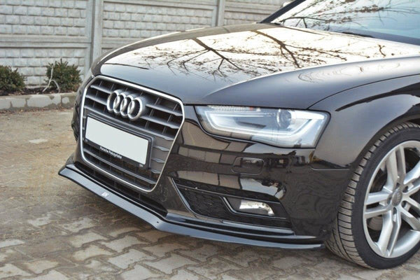 Maxton Design Front Diffuser V.2 Audi A4 B8 FL Carbon Look - Beast Performance Fahrzeugtechnik OHG