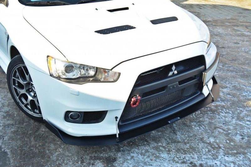 Maxton Design Racing Front Ansatz V.1 für Mitsubishi Lancer Evo X - Beast Performance Fahrzeugtechnik OHG