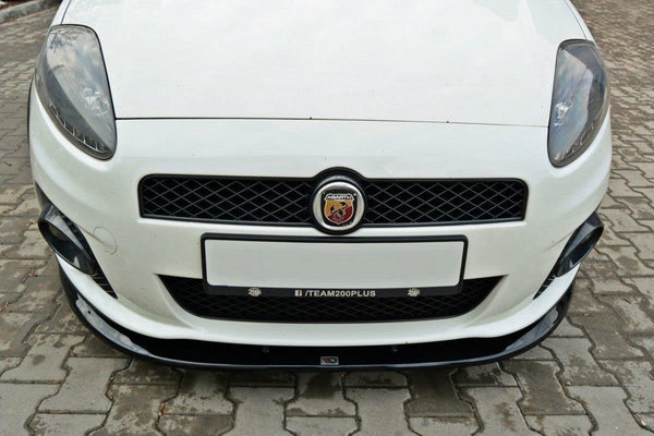 Maxton Design Front Ansatz V.2 für FIAT GRANDE PUNTO ABARTH Carbon Look - Beast Performance Fahrzeugtechnik OHG