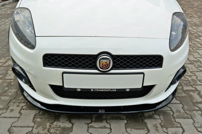 Maxton Design Front Ansatz V.2 für FIAT GRANDE PUNTO ABARTH Carbon Look - Beast Performance Fahrzeugtechnik OHG