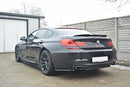 Maxton Design Mittlerer Diffusor Heck Ansatz für BMW 6er Gran CoupÃƒÂ© M Paket  schwarz Hochglanz - Beast Performance Fahrzeugtechnik OHG