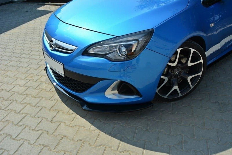 Maxton Design Front Ansatz für OPEL ASTRA J OPC / VXR v.2 schwarz matt - Beast Performance Fahrzeugtechnik OHG