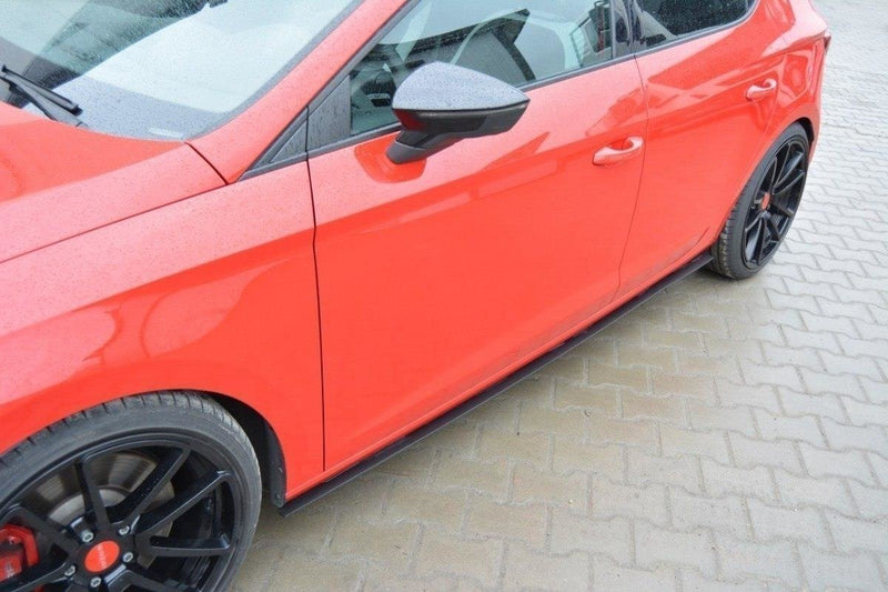 Maxton Design Racing Seitenschweller Ansatz SEAT LEON III CUPRA / FR - Beast Performance Fahrzeugtechnik OHG
