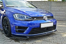 Maxton Design Front Ansatz V.2 für VW Golf 7 R / R-Line schwarz Hochglanz - Beast Performance Fahrzeugtechnik OHG