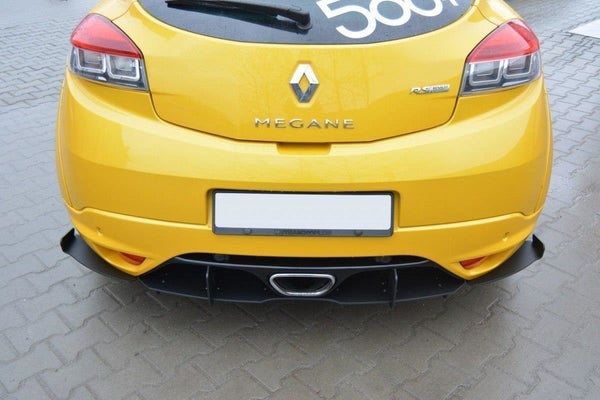 Maxton Design Diffusor Heck Ansatz für Heckschürze für RENAULT MEGANE MK3 RS - Beast Performance Fahrzeugtechnik OHG