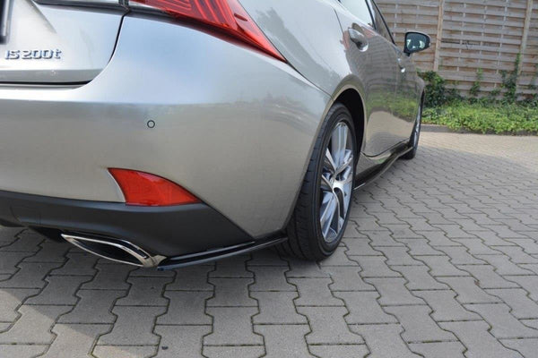 Maxton Design Heck Ansatz Flaps Diffusor für Lexus IS Mk3 Facelift T schwarz matt - Beast Performance Fahrzeugtechnik OHG