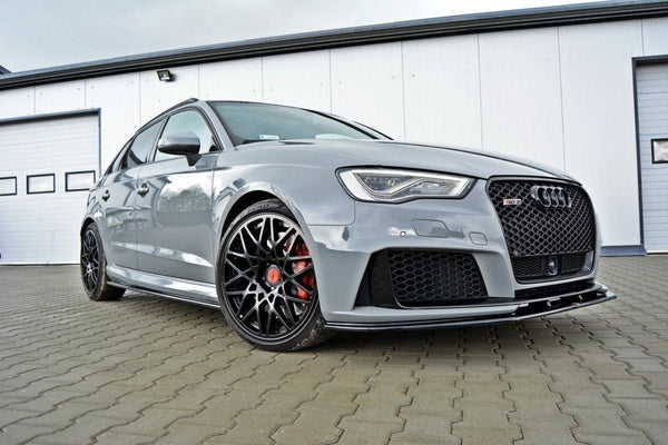 Maxton Design Front Ansatz V.2 für Audi RS3 8V Sportback schwarz matt - Beast Performance Fahrzeugtechnik OHG
