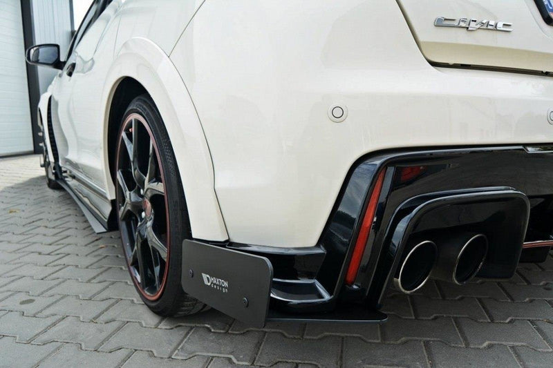 Maxton Design SPORT Heck Ansatz Flaps Diffusor für HONDA CIVIC IX TYPE R - Beast Performance Fahrzeugtechnik OHG