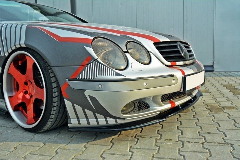 Maxton Design Front Ansatz für MERCEDES CL-KLASSE C215 schwarz matt - Beast Performance Fahrzeugtechnik OHG