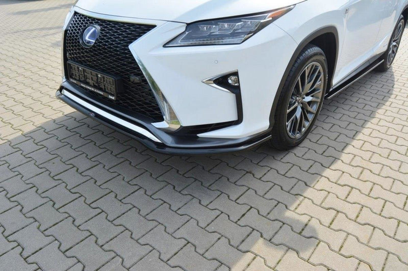 Maxton Design Front Ansatz V.1 für Lexus RX Mk4 F-Sport schwarz matt - Beast Performance Fahrzeugtechnik OHG