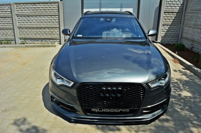 Maxton Design Front Ansatz V.2 für Audi S6 / A6 S-Line C7 Carbon Look - Beast Performance Fahrzeugtechnik OHG
