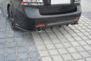 Maxton Design Heck Ansatz Flaps Diffusor für Saab 9-3 Aero Mk2 Facelift Carbon Look - Beast Performance Fahrzeugtechnik OHG