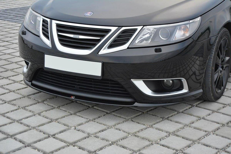Maxton Design Front Ansatz für Saab 9-3 Aero Mk2 Facelift schwarz Hochglanz - Beast Performance Fahrzeugtechnik OHG