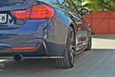 Maxton Design Heck Ansatz Flaps Diffusor für BMW 4er F32 M Paket Carbon Look - Beast Performance Fahrzeugtechnik OHG