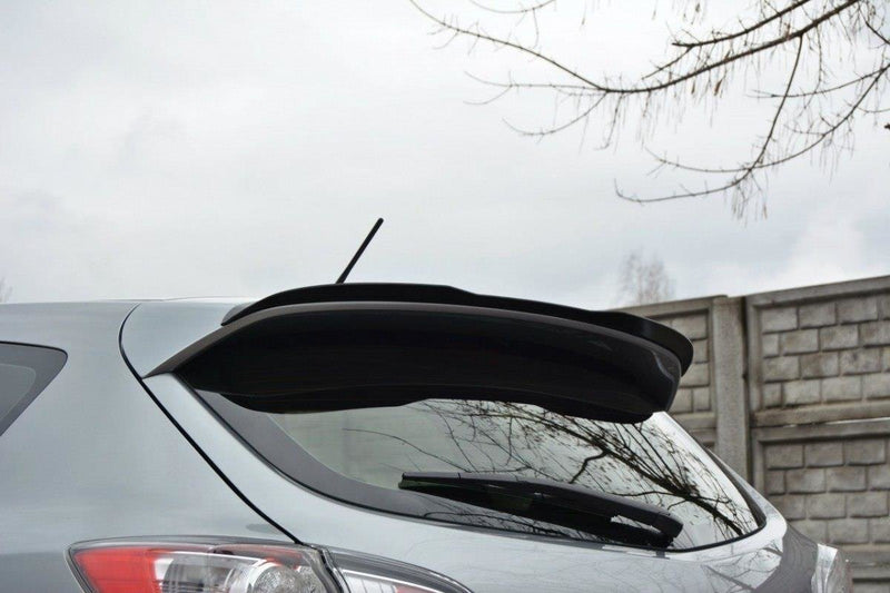 Maxton Design Spoiler CAP für MAZDA 3 MK2 SPORT (vor Facelift) schwarz Hochglanz - Beast Performance Fahrzeugtechnik OHG