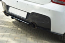 Maxton Design Mittlerer Diffusor Heck Ansatz für BMW 1er F20/F21 M-Power im DTM LOOK schwarz matt - Beast Performance Fahrzeugtechnik OHG