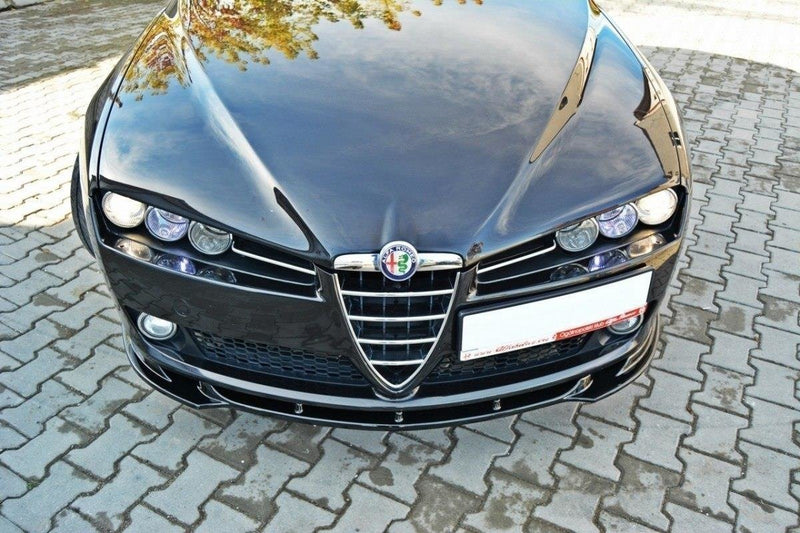 Maxton Design Front Ansatz für v.1 ALFA ROMEO 159 schwarz Hochglanz - Beast Performance Fahrzeugtechnik OHG