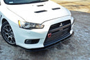 Maxton Design Front Ansatz V.1 für Mitsubishi Lancer Evo X Carbon Look - Beast Performance Fahrzeugtechnik OHG
