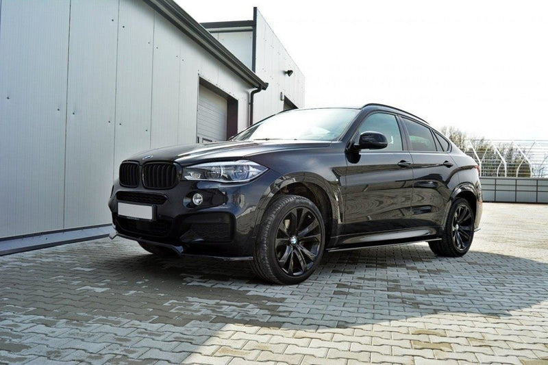 Maxton Design Seitenschweller Ansatz für BMW X6 F16 M Paket Carbon Look - Beast Performance Fahrzeugtechnik OHG