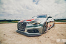 Maxton Design Racing Front Ansatz für AUDI A6 C7 S-LINE (2 SPLITTER = 1 SATZ) - Beast Performance Fahrzeugtechnik OHG