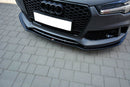 Maxton Design Front Ansatz V.1 für Audi RS7 Facelift schwarz Hochglanz - Beast Performance Fahrzeugtechnik OHG