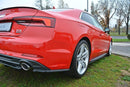 Maxton Design Heck Ansatz Flaps Diffusor für Audi A5 F5 S-Line schwarz Hochglanz - Beast Performance Fahrzeugtechnik OHG