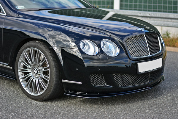 Maxton Design Front Ansatz V.1 für BENTLEY CONTINENTAL GT schwarz Hochglanz - Beast Performance Fahrzeugtechnik OHG