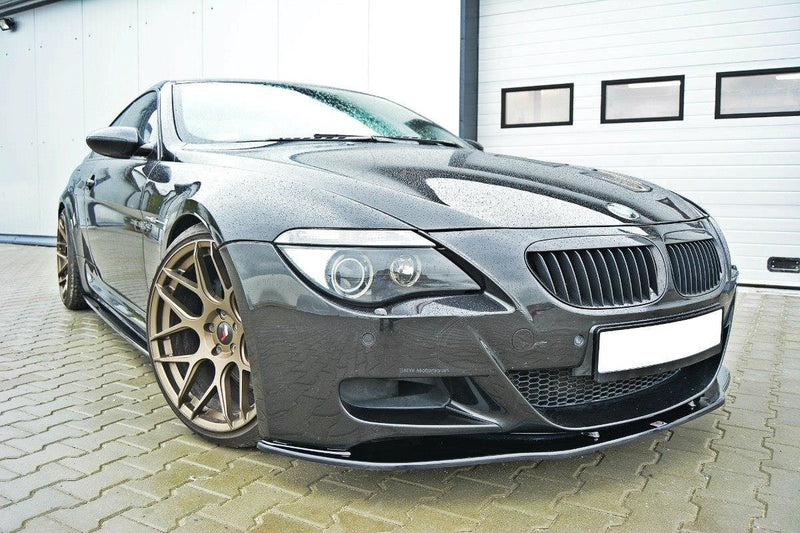 Maxton Design Front Ansatz V.2 für BMW M6 E63 schwarz Hochglanz - Beast Performance Fahrzeugtechnik OHG