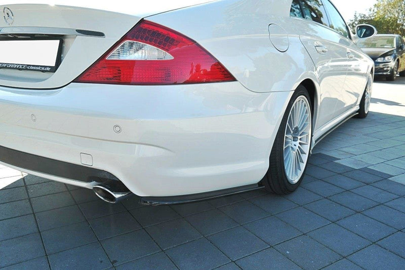 Maxton Design Heck Ansatz Flaps Diffusor für Mercedes CLS C219 55AMG Carbon Look - Beast Performance Fahrzeugtechnik OHG
