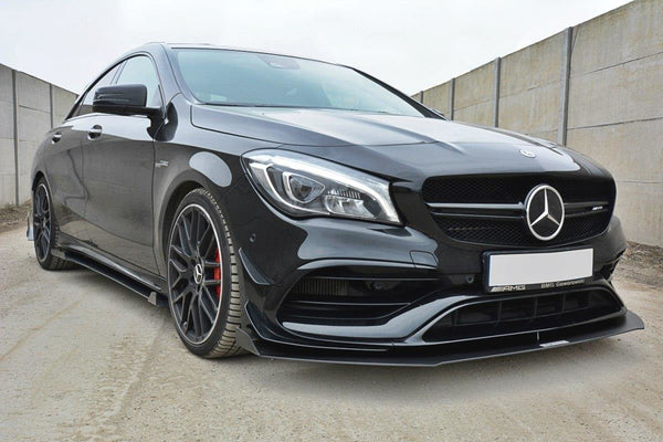 Maxton Design Racing Front Ansatz V.1 für Mercedes CLA A45 AMG C117 Facelift - Beast Performance Fahrzeugtechnik OHG